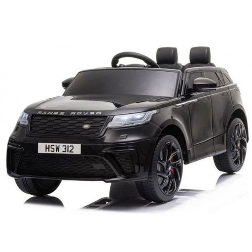 Macchina elettrica a batteria 12 V con telecomando Land Rover Velar Nero.