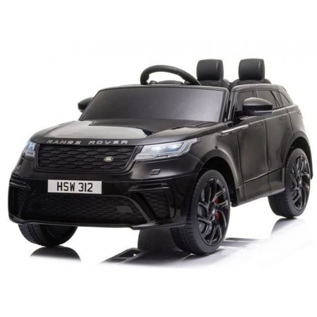 Macchina elettrica a batteria 12 V con telecomando Land Rover Velar Nero.