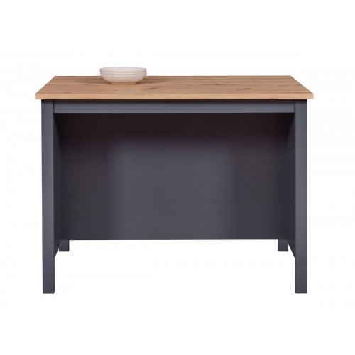 Tavolo Bar Alto Grigio Ripiani Bancone per Sgabelli da Cucina | BricoShop24