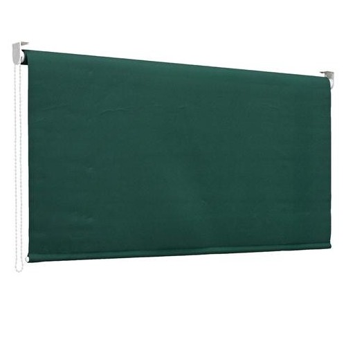 Tenda da Sole 150x250 H Caduta Verde Rullo Alluminio Attacco Soffitto Balcone 