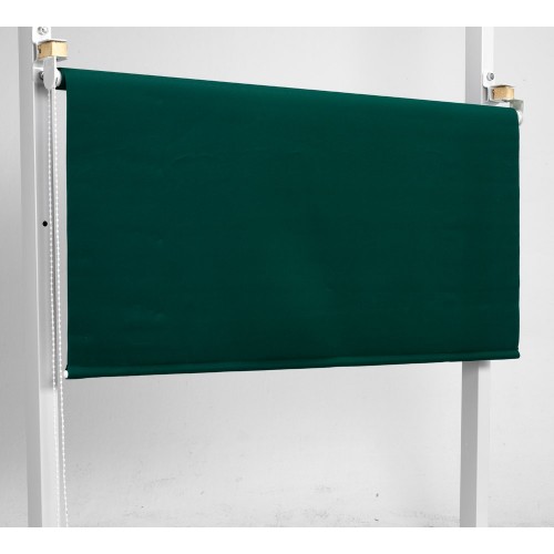 Tenda da Sole 150x250 H Caduta Verde Rullo Alluminio Attacco Soffitto Balcone 