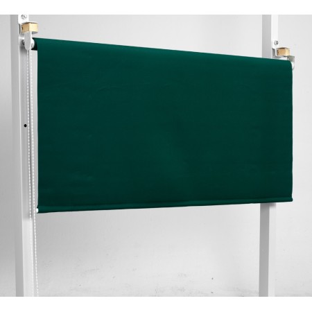 Tenda da Sole 150x250 H Caduta Verde Rullo Alluminio Attacco Soffitto Balcone 