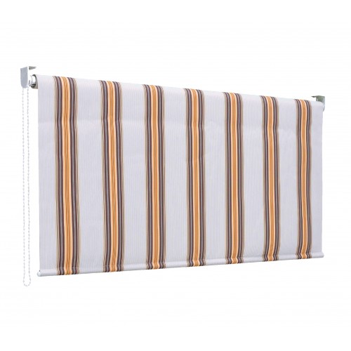 Tenda Sole Caduta Riga Beige 150x250 H Rullo Alluminio Attacco Soffitto Terrazzo
