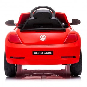 Macchina elettrica per bambini a batteria 12 V Volkswagen Beetle rossa 2
