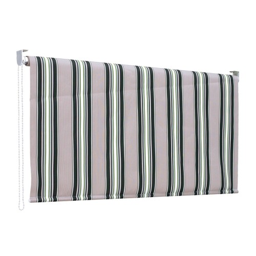 Tenda Sole Caduta 150x250 H Riga Verde Attacco Soffitto Terrazzo Rullo Alluminio
