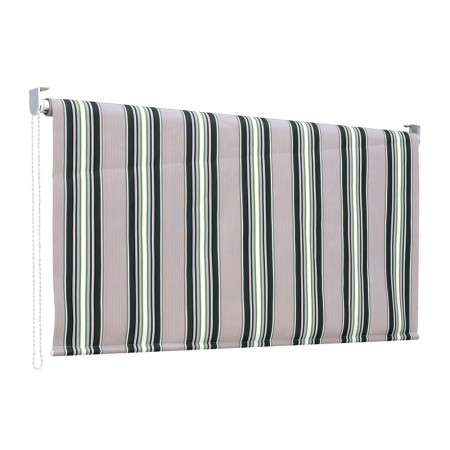 Tenda Sole Caduta 150x250 H Riga Verde Attacco Soffitto Terrazzo Rullo Alluminio