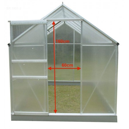 Serra in Alluminio Policarbonato Alveolare Piante Orto | BricoShop24