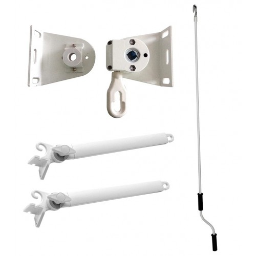Tenda da Sole Riga Gialla Caduta con Bracci 245x245 Balcone Avvolgibile Esterno