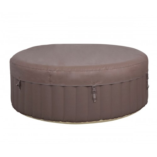 Piscina Spa Gonfiabile Vasca Idromassaggio Riscaldata Pompa Filtro da Esterno | BricoShop24