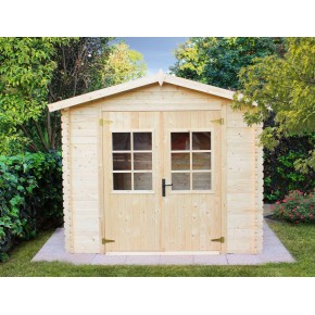 Casetta in Legno 2.5x3 da Giardino Ricovero per Attrezzi Esterno Box Ripostiglio 2