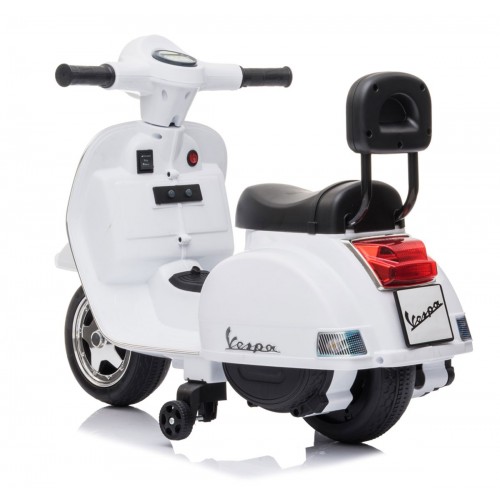 Mini Vespa Piaggio Bianca per Bambino a Batteria 6 V  | BricoShop24
