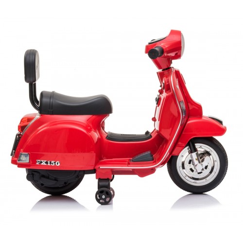Mini Vespa Piaggio Rossa Elettrica per Bambini Batteria | BricoShop24