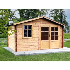 Casetta 28 mm in Legno 4x4 Giardino Rimessa Attrezzi Blockhouse Box Ripostiglio 2