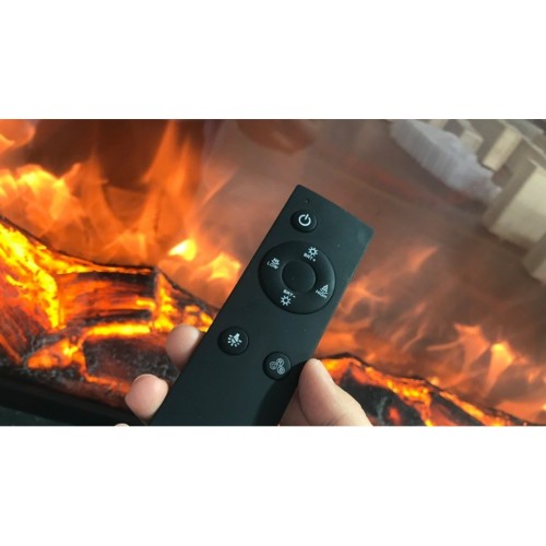 Camino Elettrico da Incasso o Appoggio Lungo 180 cm con Telecomando Led