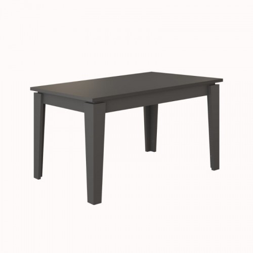 Tavolo da Pranzo Allungabile Estensibile 140 190x80 cm Antracite