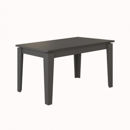 Tavolo da Pranzo Allungabile Estensibile 140 190x80 cm Antracite