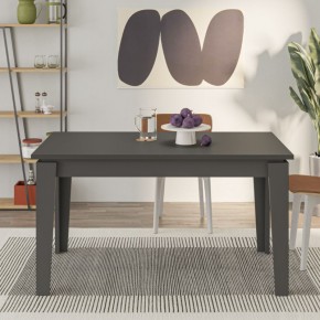 Tavolo da Pranzo Allungabile Estensibile 140 190x80 cm Antracite Cucina