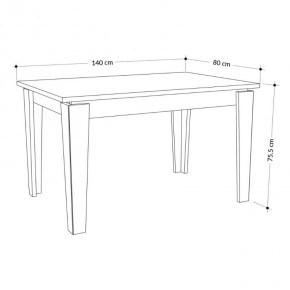Tavolo da Pranzo Estensibile in Legno Allungabile 140 190 cm Rovere 2