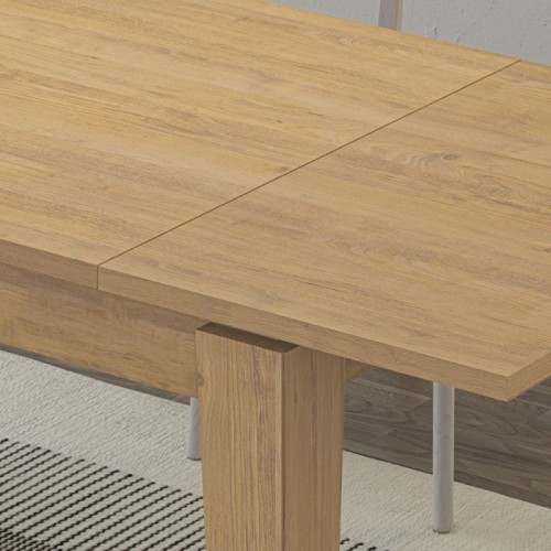 Tavolo da Pranzo Estensibile in Legno Allungabile 140 190 cm Rovere