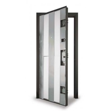 Cerniere a Scomparsa su Porta Blindata Anta Singola Senza Vetro