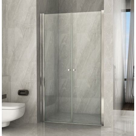 Box Doccia Saloon 70 80 90 100 120 cm 8 mm a Nicchia 2 Anta Battente Porta Parete