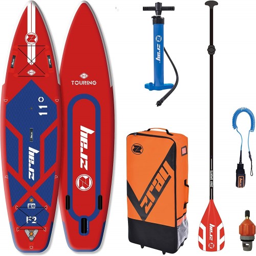 Tavola da Sup Board Z Ray Fury F2 Gonfiabile completa di pagaia, pompa, remo e borsa