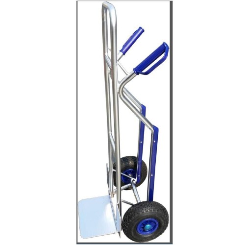 Carrello Alluminio Bravetta Traporto max 150kg Portapacchi 2 Ruote Trasloco