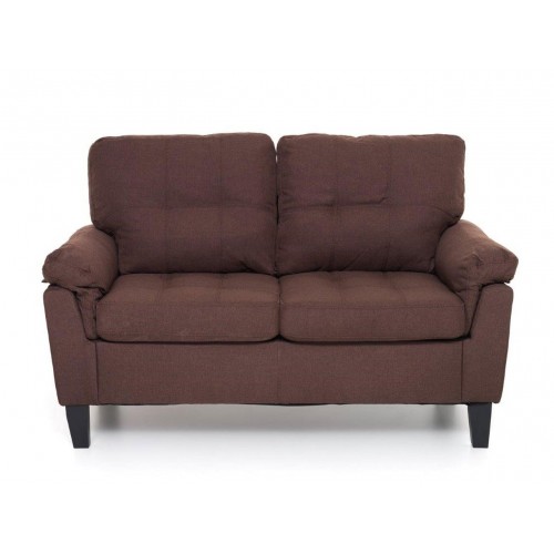 Divanetto Due 2 Posti Imbottito in Tessuto Divano Sofa | Bricoshop24