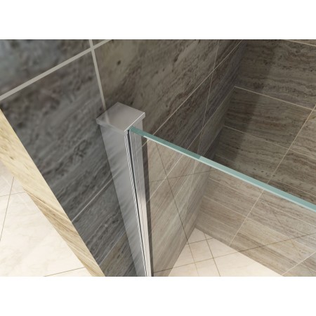 Parete Doccia Walk In 100 120 140 Box 8 mm 1 Lato Anta Fissa Vetro