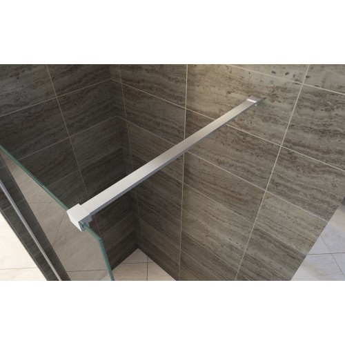 Parete Doccia Walk In 100 120 140 Box 8 mm 1 Lato Anta Fissa Vetro