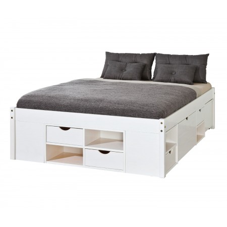 Letto Matrimoniale 160x200 a Doghe con Cassetti 2 piazze | Bricoshop24