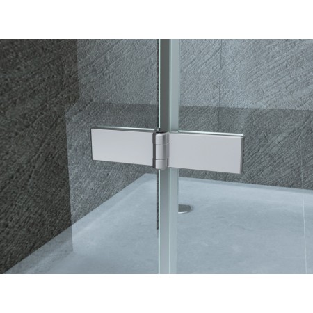 Cabina Doccia 3 Lati 2 Ante Battenti in Cristallo 8 mm | BricoShop24