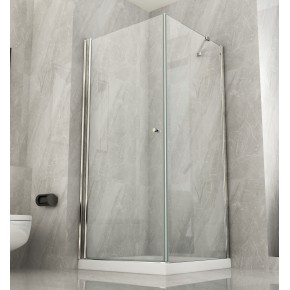 Box Cabina Doccia 1 Anta Battente 70 80 90 100 Angolare in Cristallo Vetro 8 mm 2