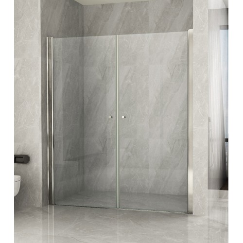 Box Doccia 8 mm Nicchia 2 Ante Battenti da 60 a 100 Cristallo | BricoShop24