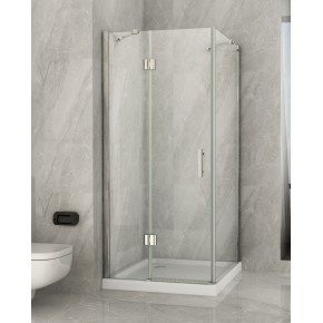 Box Cabina Doccia Anta Battente 80 90 100 120 140 Fissa Angolare 8mm Cristallo 2