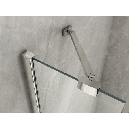 Cabina Doccia Angolare Porta Battente in Cristallo 8 mm | BricoShop24