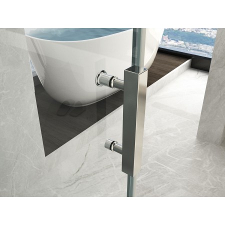 Cabina Doccia Angolare Porta Battente in Cristallo 8 mm | BricoShop24