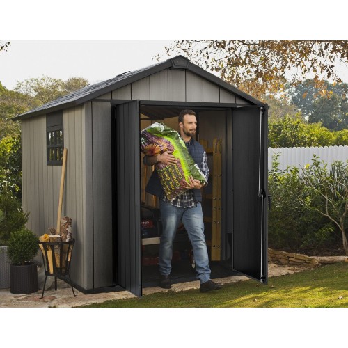 Box in Resina Oakland Casetta Keter 2.2x2.2 con Pavimento Interno