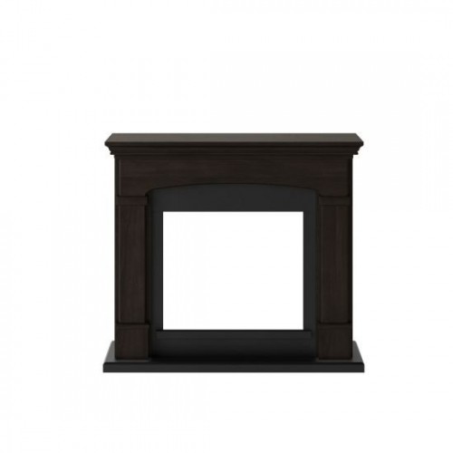 Camino Elettrico con Cornice Legno Wenge da Pavimento Caminetto Terra Programmi | Bricoshop24