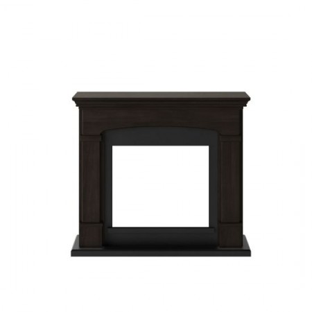 Camino Elettrico con Cornice Legno Wenge da Pavimento Caminetto Terra Programmi | Bricoshop24