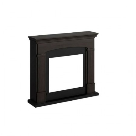 Camino Elettrico con Cornice Legno Wenge da Pavimento Caminetto Terra Programmi | Bricoshop24