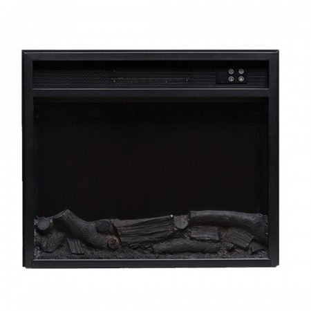 Camino Elettrico con Cornice Legno Wenge da Pavimento Caminetto Terra Programmi | Bricoshop24