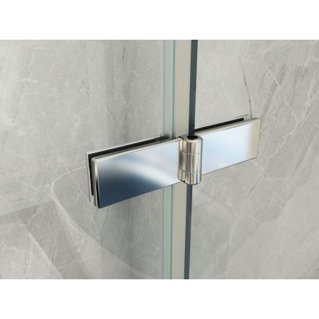 Box Doccia 2 Ante a Libro 60 70 80 90 100 8 mm in Cristallo Vetro Trasparente | BricoShop24