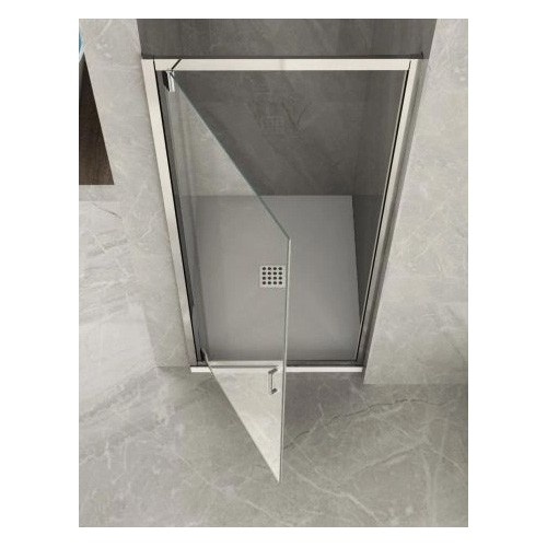 Box Doccia Nicchia 6 mm Anta Battente 65 70 75 80 Porta Parete Cristallo Vetro | BricoShop24