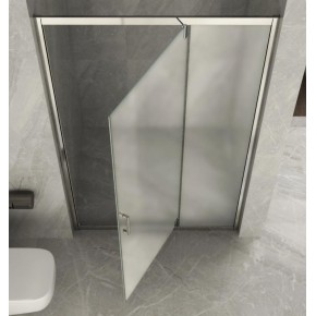 Box Doccia Nicchia Vetro Opaco 6 mm Anta Fissa Battente 90 100 110 120 130 140 | BricoShop24