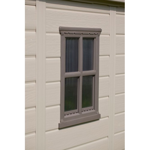 Keter Casetta per Attrezzi Factor 256x182 con Pavimento Interno da Giardino
