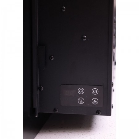 Caminetto Elettrico da Parete 180 cm con Fiamma Finta a Led 1500W