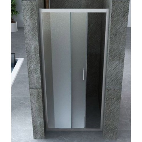 Porta Scorrevole Box Doccia per Nicchia Anta Vetro Opaco 6 mm