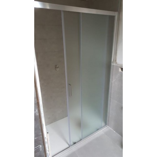 Porta Scorrevole Box Doccia per Nicchia Anta Vetro Opaco 6 mm