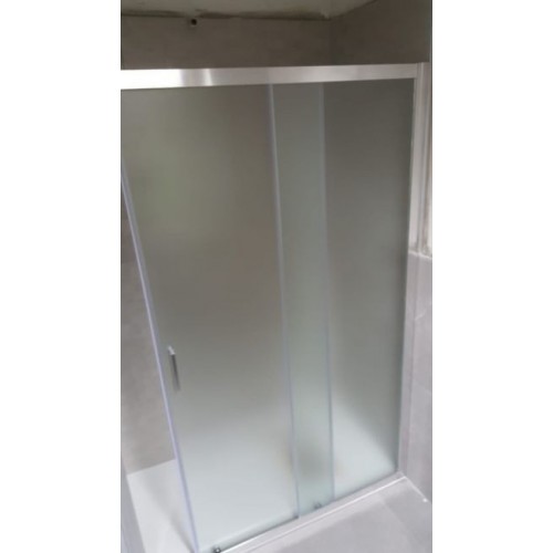 Porta Scorrevole Box Doccia per Nicchia Anta Vetro Opaco 6 mm